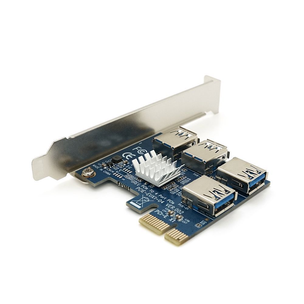 Контролер PCI-Е => USB 3.0, 4 порта, 5Gbps, OEM Voltronic купити в Україні