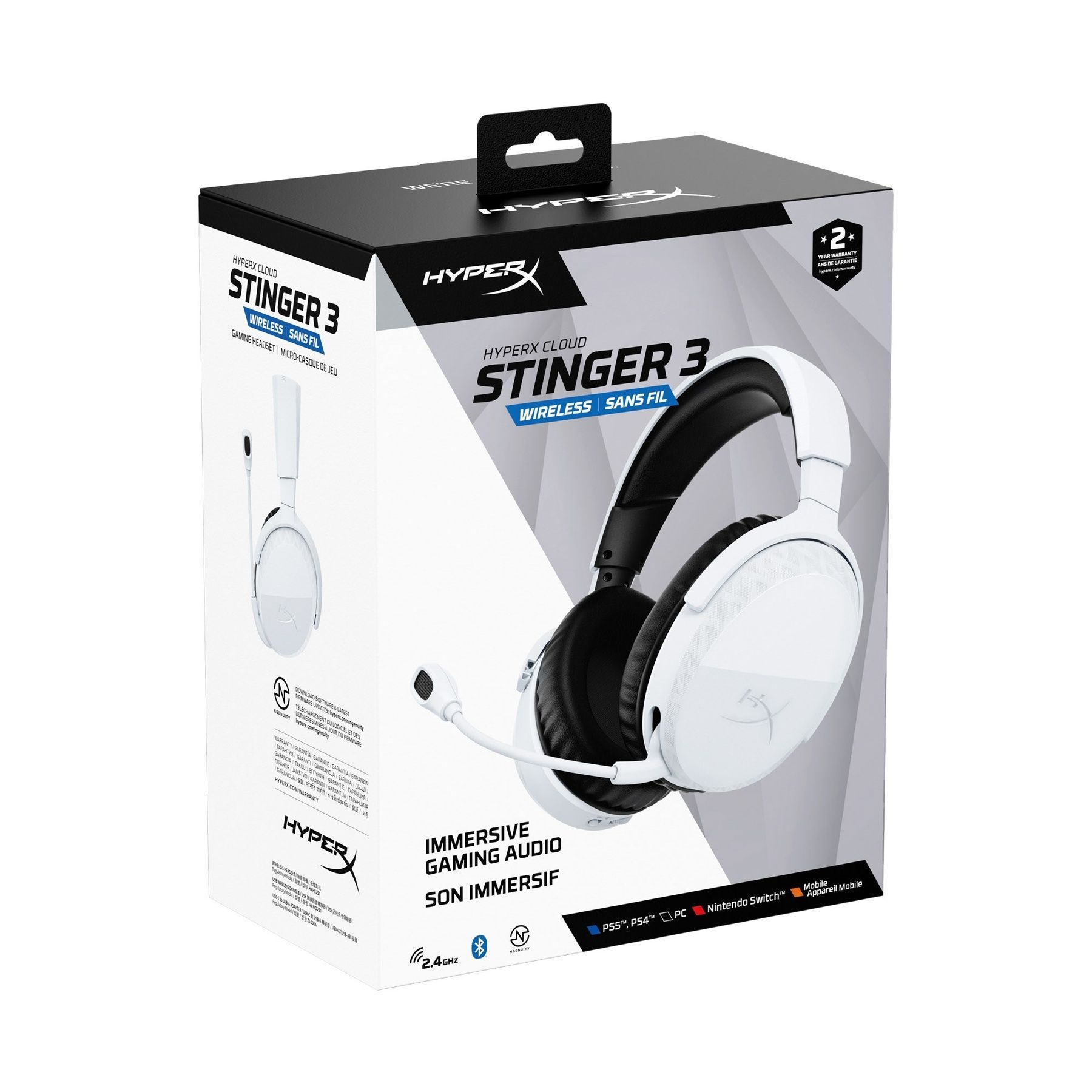 Гарнитура HyperX Cloud Stinger 3 Wireless White (BS1T9AA) HyperX купить в Украине