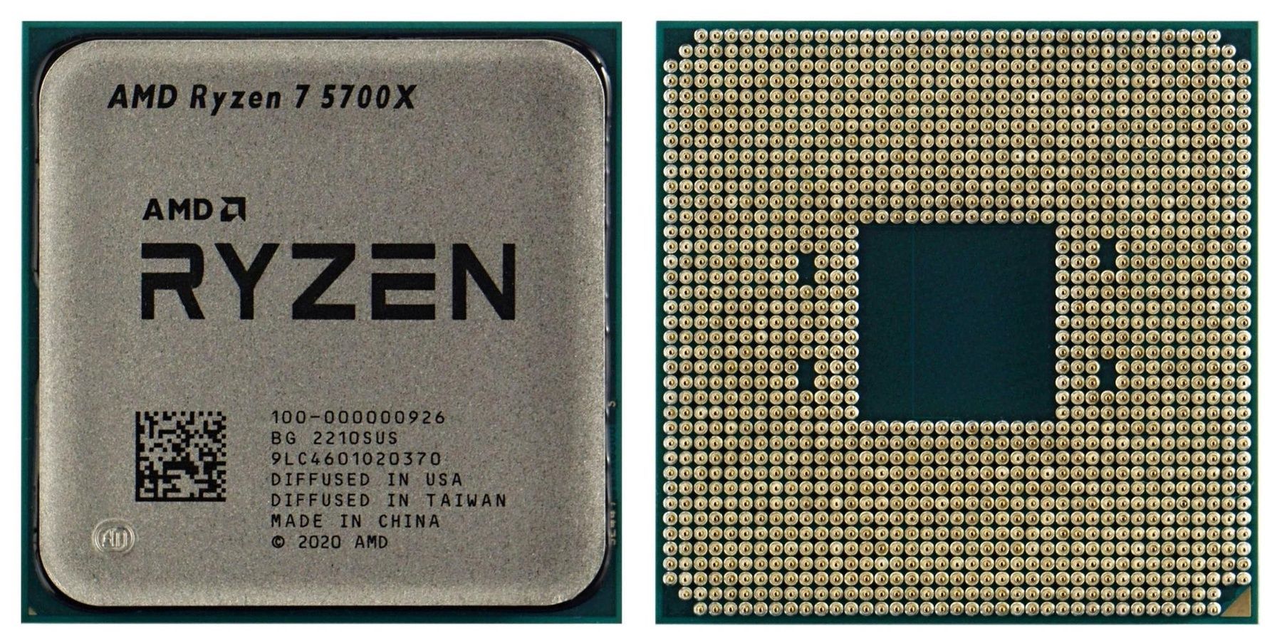 Процесор AMD Ryzen 7 5700X (3.4GHz 32MB 65W AM4) Tray (100-000000926) AMD купити в Україні
