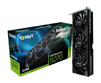 Відеокарта Palit GeForce RTX5070 Infinity 3 12G Palit купити в Україні