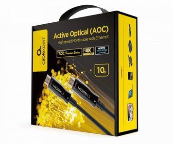 Кабель Cablexpert HDMI - HDMI V 2.0 (M/M), 10 м, чорний (CCBP-HDMI-AOC-10M-02) коробка Cablexpert купити в Україні