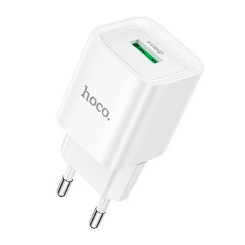 СЗУ 110-240V HOCO C145A 1xUSB, 18W, White, Box HOCO купить в Украине