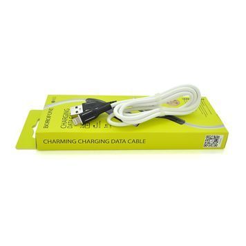 Кабель Borofone BX63, Lighting-USB, 2.4A, довжина 1м, White, BOX Borofone купити в Україні