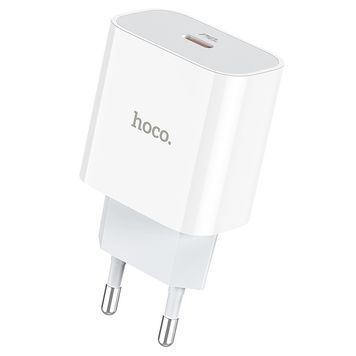 СЗУ 110-240V HOCO C76APlus, USB-C, PD20W, PPS, QC3.0, White, Box HOCO купити в Україні