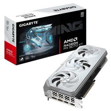Видеокарта AMD Radeon RX 9070 XT 16GB GDDR6 Gaming OC Ice Gigabyte (GV-R907XGAMINGOCICE-16GD) Gigabyte купить в Украине