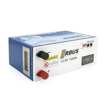 Аккумуляторная батарея ORBUS LiFePO4 12,8V 100Ah,(100 / 100A) 360x140x250 mm, 12kg ORBUS купить в Украине