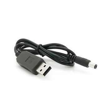Кабель для роутера NN 5.5 / 2.5(5.5 / 2.1)mm(M)=> USB2.0 (Out:12V), 1м, Black, OEM Voltronic купить в Украине