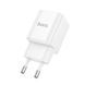 СЗУ 110-240V HOCO C145A 1xUSB, 18W, White, Box HOCO &mdash; фото