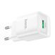 СЗУ 110-240V HOCO C145A 1xUSB, 18W, White, Box HOCO &mdash; фото