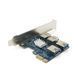 Контролер PCI-Е => USB 3.0, 4 порта, 5Gbps, OEM Voltronic &mdash; фото