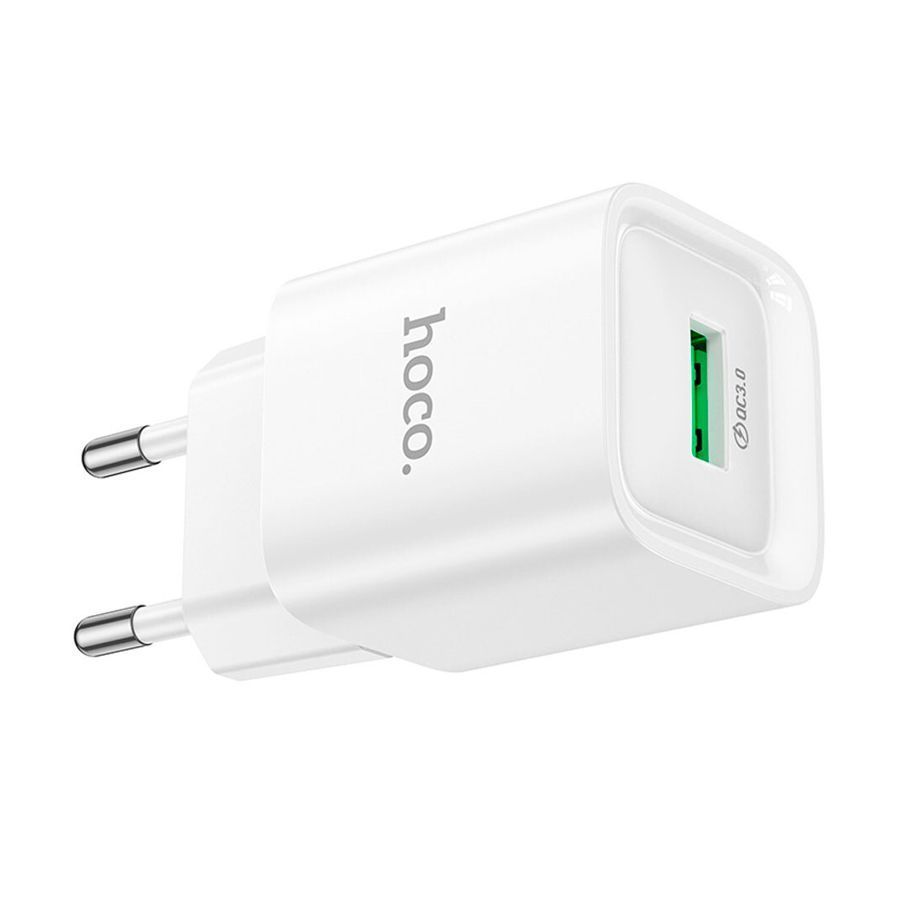 СЗУ 110-240V HOCO C145A 1xUSB, 18W, White, Box HOCO купить в Украине