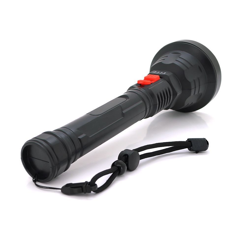 Фонарь ручной Bailong BL-826, 1LED, OSL LED, 3W, 3 режима, встроенный АКБ / 2000mah, Black, IP44, кабель USB- micro, 260х82х36мм, BOX Voltronic купить в Украине