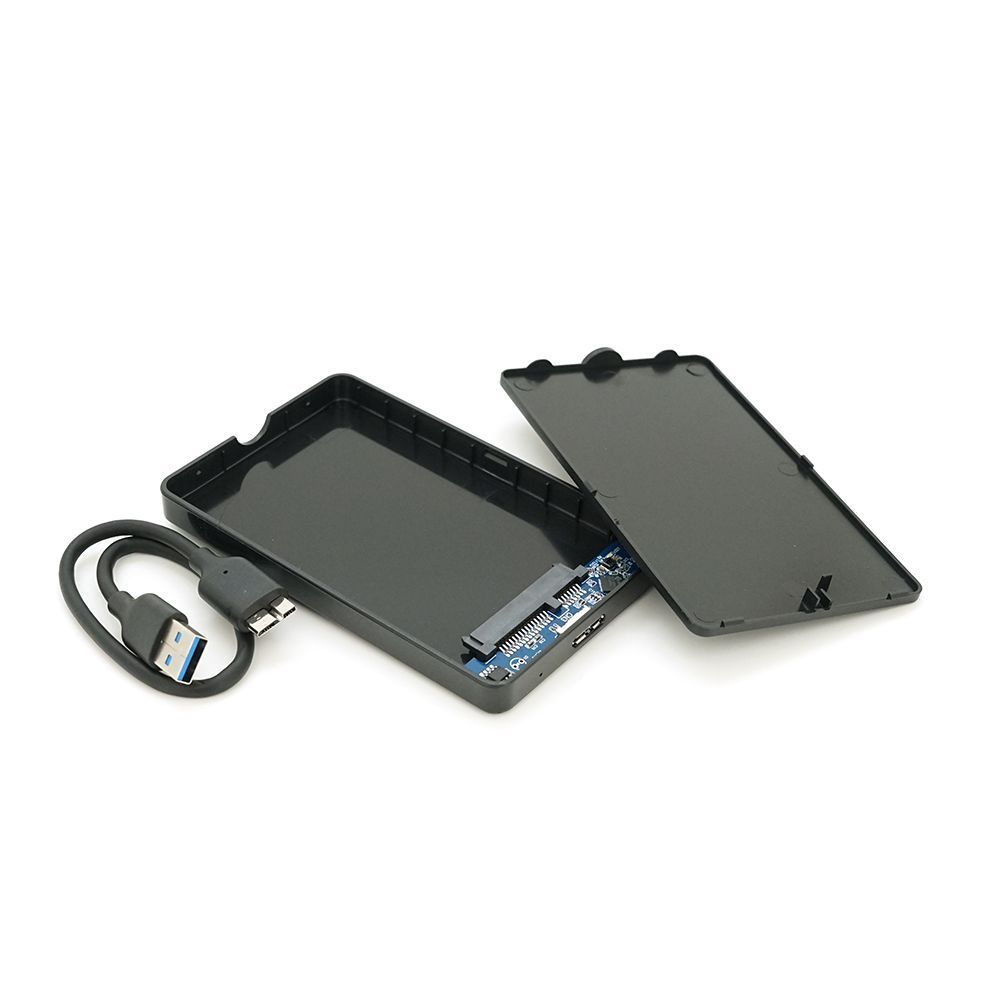 Карман 2,5" корпус пластик, интерфейс USB3.0 SATA, Black Voltronic купить в Украине
