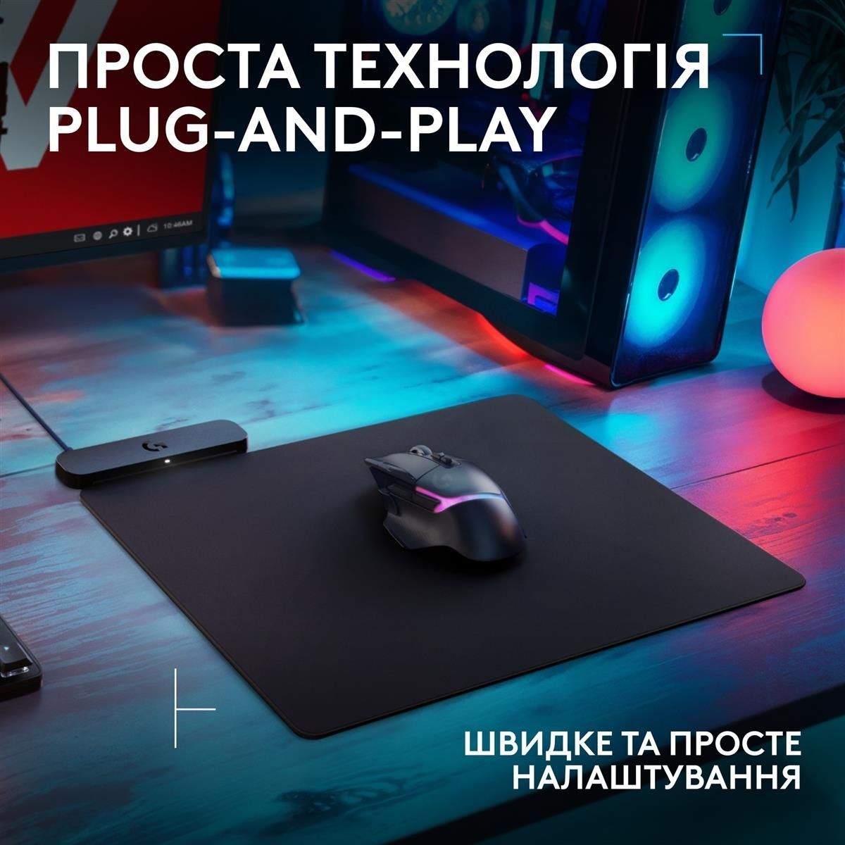 Игровая поверхность Logitech G PowerPlay 2 Black (947-000003) Logitech купить в Украине