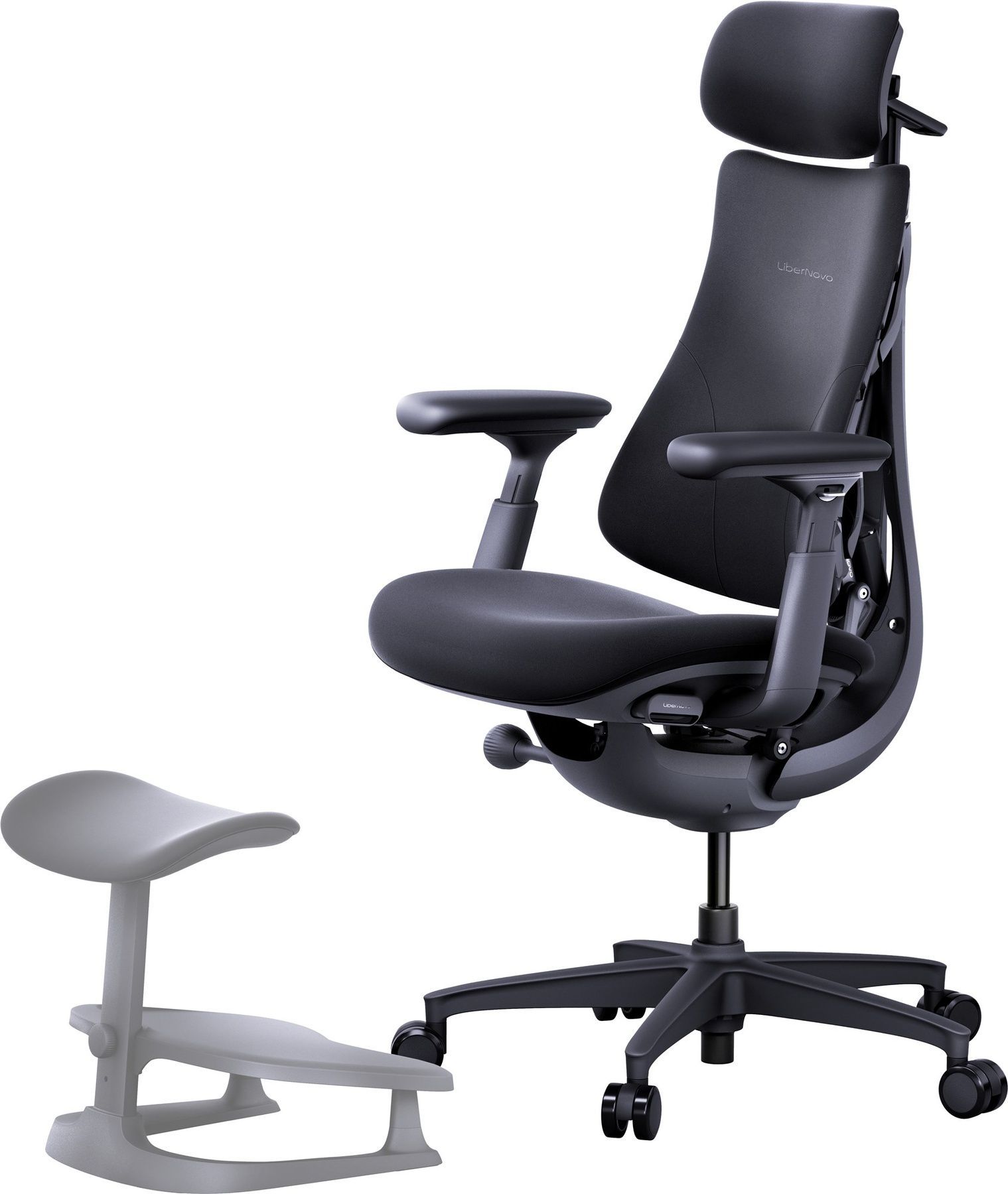 Кресло офисное LiberNovo Omni Midnight Black 48 см (CP-GW-0000015-00-01)  купить в Украине