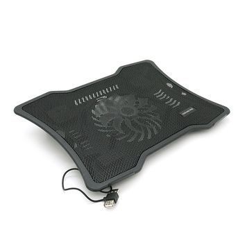 Подставка под ноутбук Pccooler N133, 10-15", 1*140mm, BLUE LED 1300&plusmn;10% RPM, корпус металл+пластик, 1xUSB 2.0, Black, Box Q30 Voltronic купить в Украине