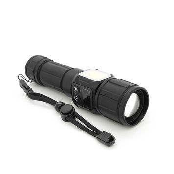 Ліхтарик BP-X708 P90, Zoom, 5+2+2 режими, корпус метал, магніт, акум 18650, індикація заряду, USB кабель, BOX Voltronic купити в Україні