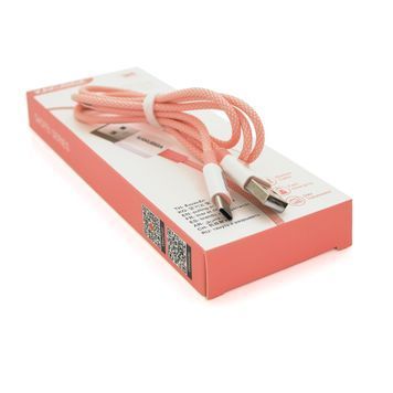 Кабель iKAKU KSC-723 GAOFEI smart charging cable for Type-C, Pink, довжина 1м, 2.4A, BOX iKAKU купити в Україні