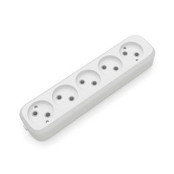 Розетковий блок 5 гнізд Electrum C-SM-1777 Electrum купити в Україні