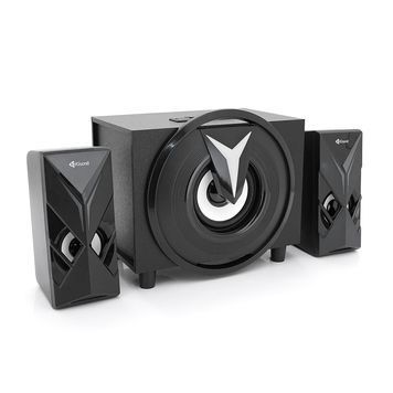 Колонки Kisonli TM-1000U, 5W+2x3W, USB / TF / BT / FM / AUX / LED light, із сабвуфером, DC: 5V, Black, BOX, Q8 KISONLI купити в Україні