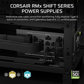 Блок питания Corsair RM1000x Shift ATX 3.1 1000W (CP-9020300-EU) Corsair купить в Украине