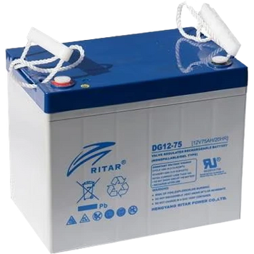 Акумуляторна батарея GEL RITAR DG12-75, Gray Case, 12V 75Ah (260 х 169 х 211), 23,5 kg Ritar купити в Україні