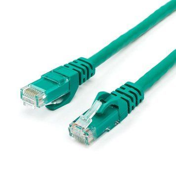 Патч-корд UTP Atcom RJ45, Cat.6, медь, 3 м, зеленый Atcom купить в Украине