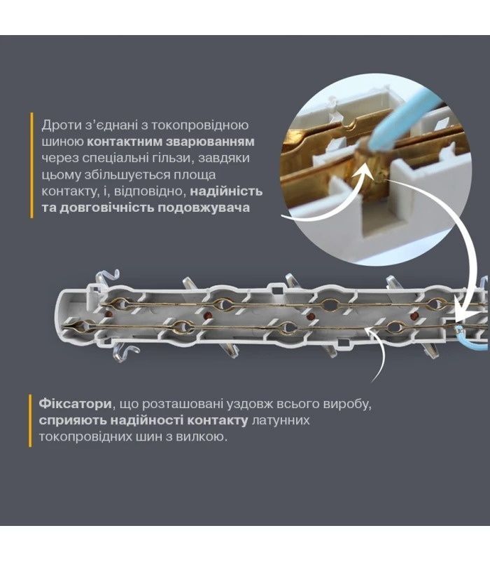 Подовжувач блоковий (PP) Electrum 3 розетки 3м із заземленням та вимикачем C-ES-1538 Electrum купити в Україні