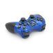 Геймпад беспроводной 7 в 1 для PC / PS1 / PS2 / PS3 / PC360 / TV / TV BOX / Android / Win10, питание от 2*ААА(нет в помплекте), Blue, Blister Voltronic &mdash; фото