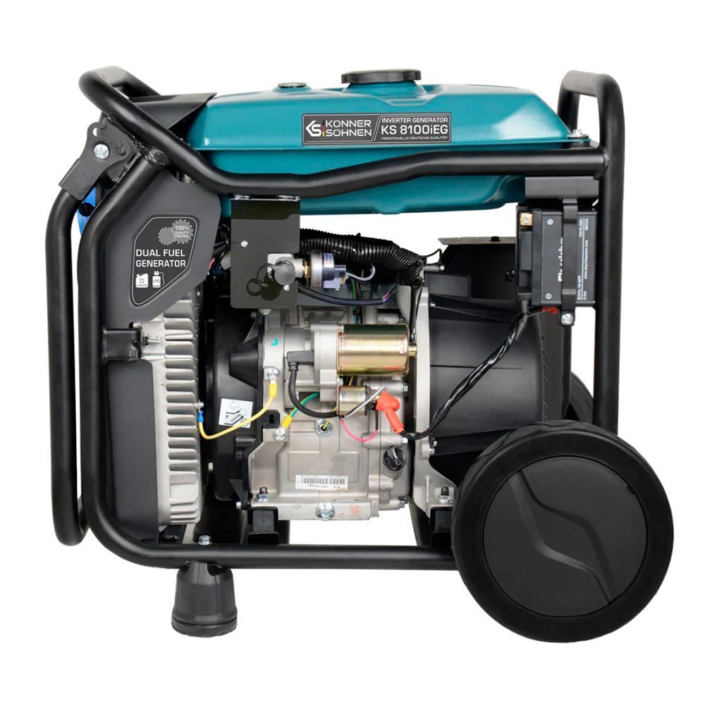 Генератор инверторный ГАЗОБЕНЗИНОВЫЙ Konner&amp;Sohnen KS 8100iEG, 8kW (8.5kW), однофазный, 220V, 50Hz, обьем 20л Konner&amp;Sohnen купить в Украине