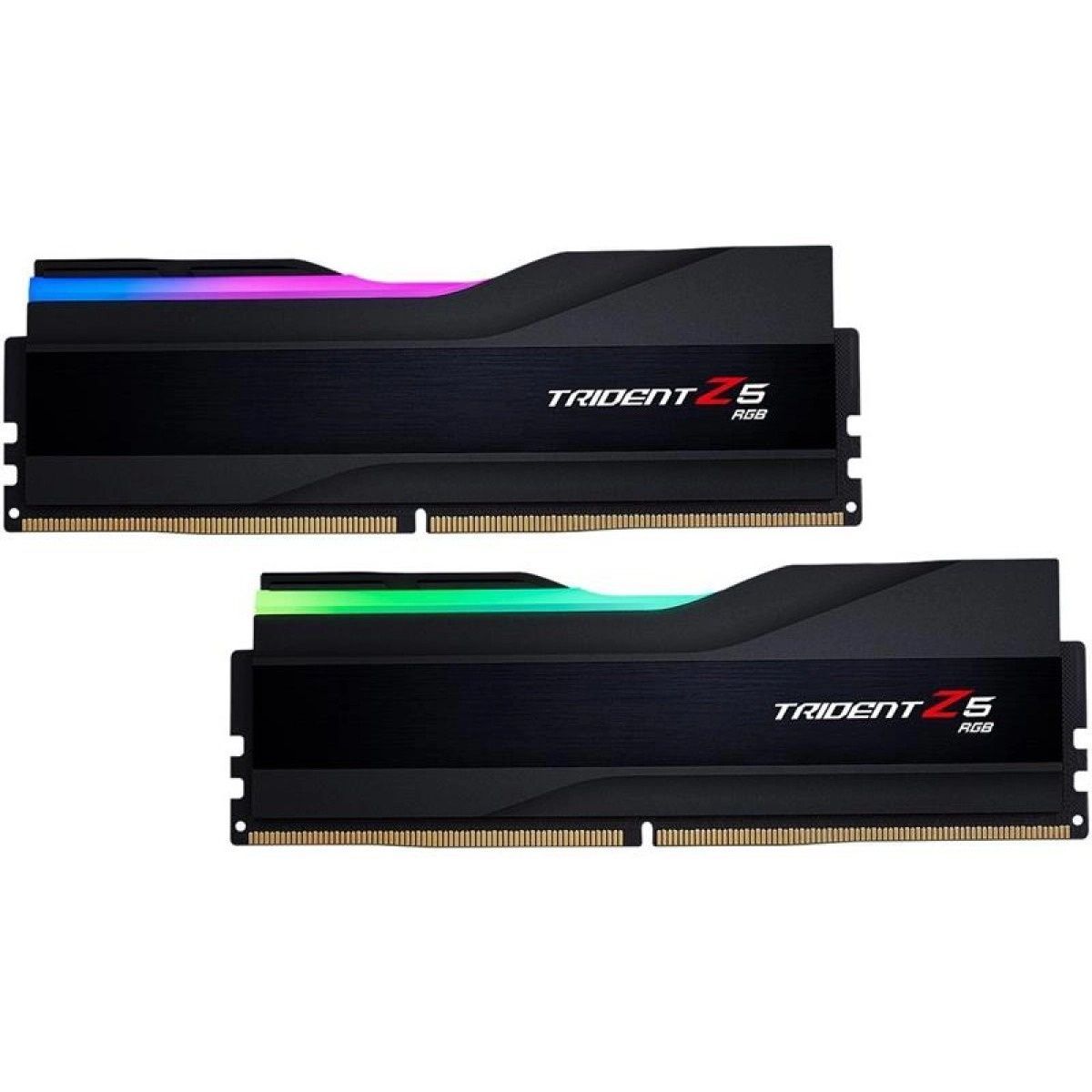 Модуль пам&rsquo;яті DDR5 2x32GB/6400 G.Skill Trident Z5 RGB Black (F5-6400J3239G32GX2-TZ5RK) G.Skill купити в Україні