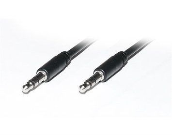 Аудио-кабель REAL-EL Audio Pro 3.5 мм - 3.5 мм (M/M), 1 м, черный (EL123500040) REAL-EL купить в Украине