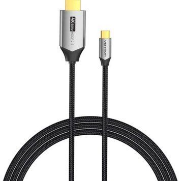 Кабель Vention HDMI - USB Type-C (M/M), V 2.0, 1.5 м, черный/серый (CRBBG) Vention купить в Украине
