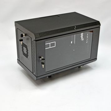 Шафа 6U, 600х350х373 мм (Ш*Г*В), акрилове скло, чорна Voltronic купить в Украине