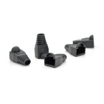 Ковпачок ізолюючий Merlion RJ-45 Black Cat.5 (100 шт / уп.) Q100 MERLION купити в Україні