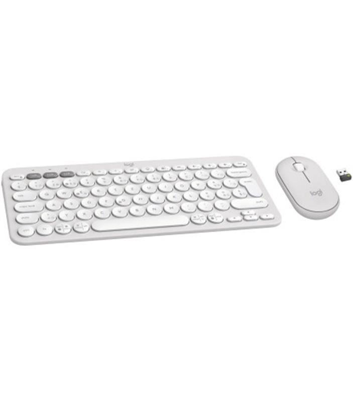 Комплект (клавіатура, миша) бездротовий Logitech Pebble 2 Combo White (920-012240) Logitech купити в Україні