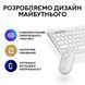 Комплект (клавіатура, миша) бездротовий Logitech Pebble 2 Combo White (920-012240) Logitech &mdash; фото