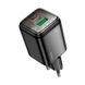 СЗУ HOCO N53 110-240V, PD30W+Q3.0, USB+Type-C, Black, Box HOCO &mdash; фото