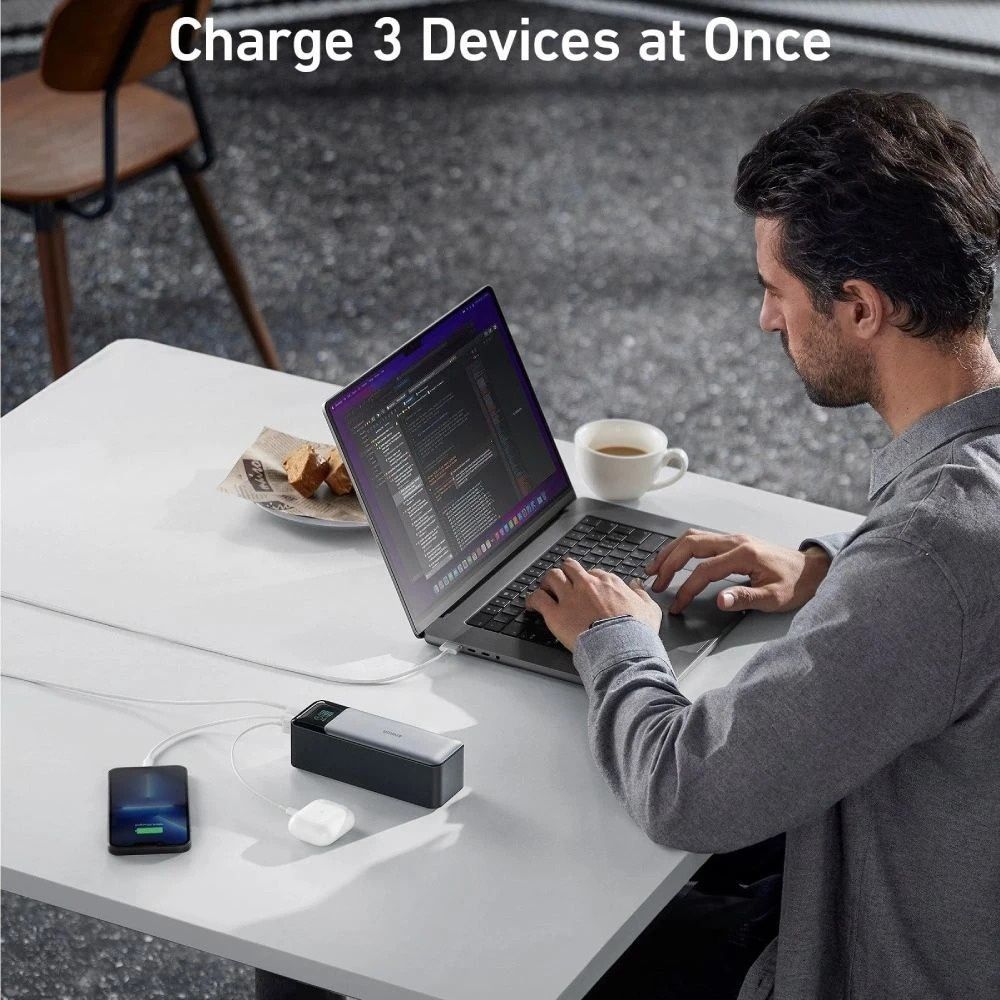 Универсальная мобильная батарея Anker PowerCore 737 GaNPrime 24000 mAh 140W Black (A1289011) Anker купить в Украине