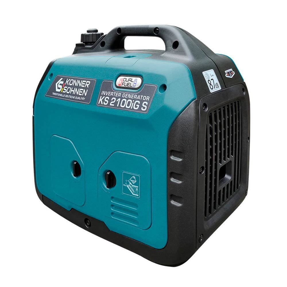 Генератор інверторний ГАЗОБЕНЗИНОВИЙ Konner&amp;Sohnen KS 2100iG S, 1,8kW (2kW), однофазний, 220V, 50Hz, об'єм 4л Konner&amp;Sohnen купити в Україні