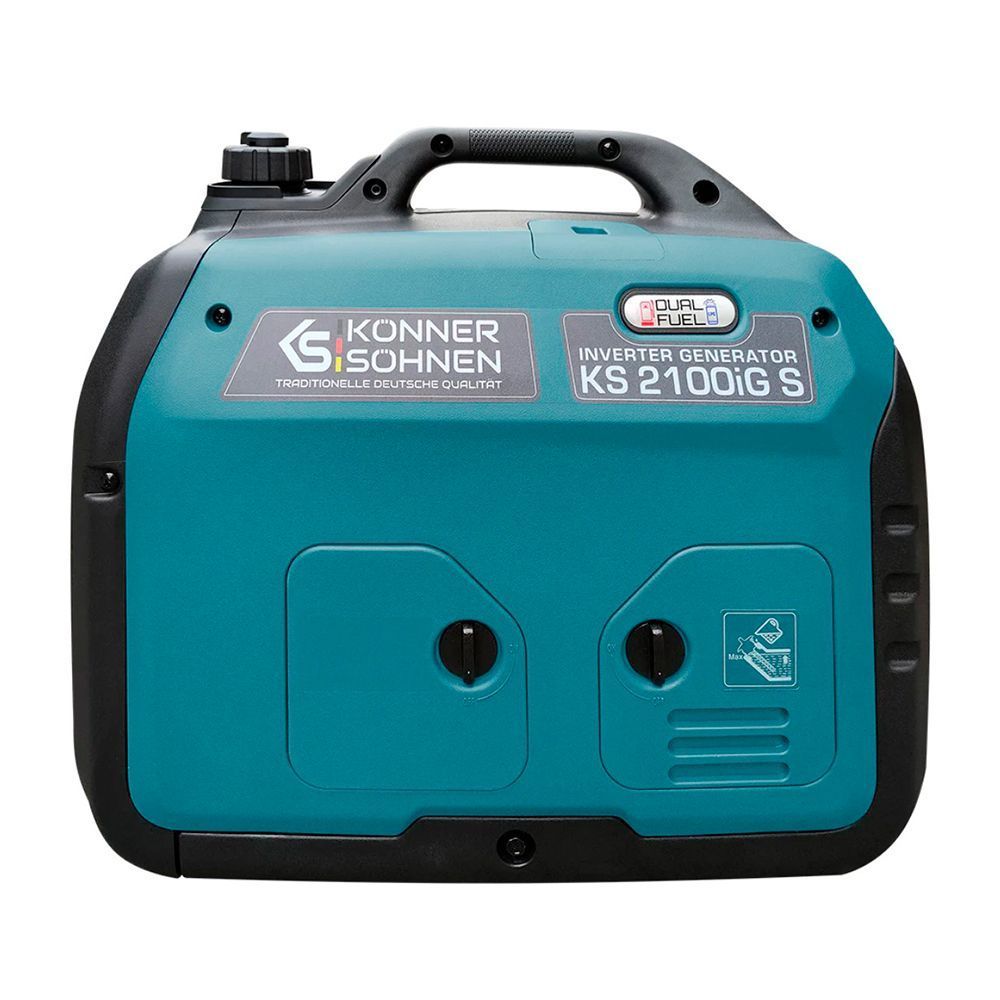 Генератор інверторний ГАЗОБЕНЗИНОВИЙ Konner&amp;Sohnen KS 2100iG S, 1,8kW (2kW), однофазний, 220V, 50Hz, об'єм 4л Konner&amp;Sohnen купити в Україні
