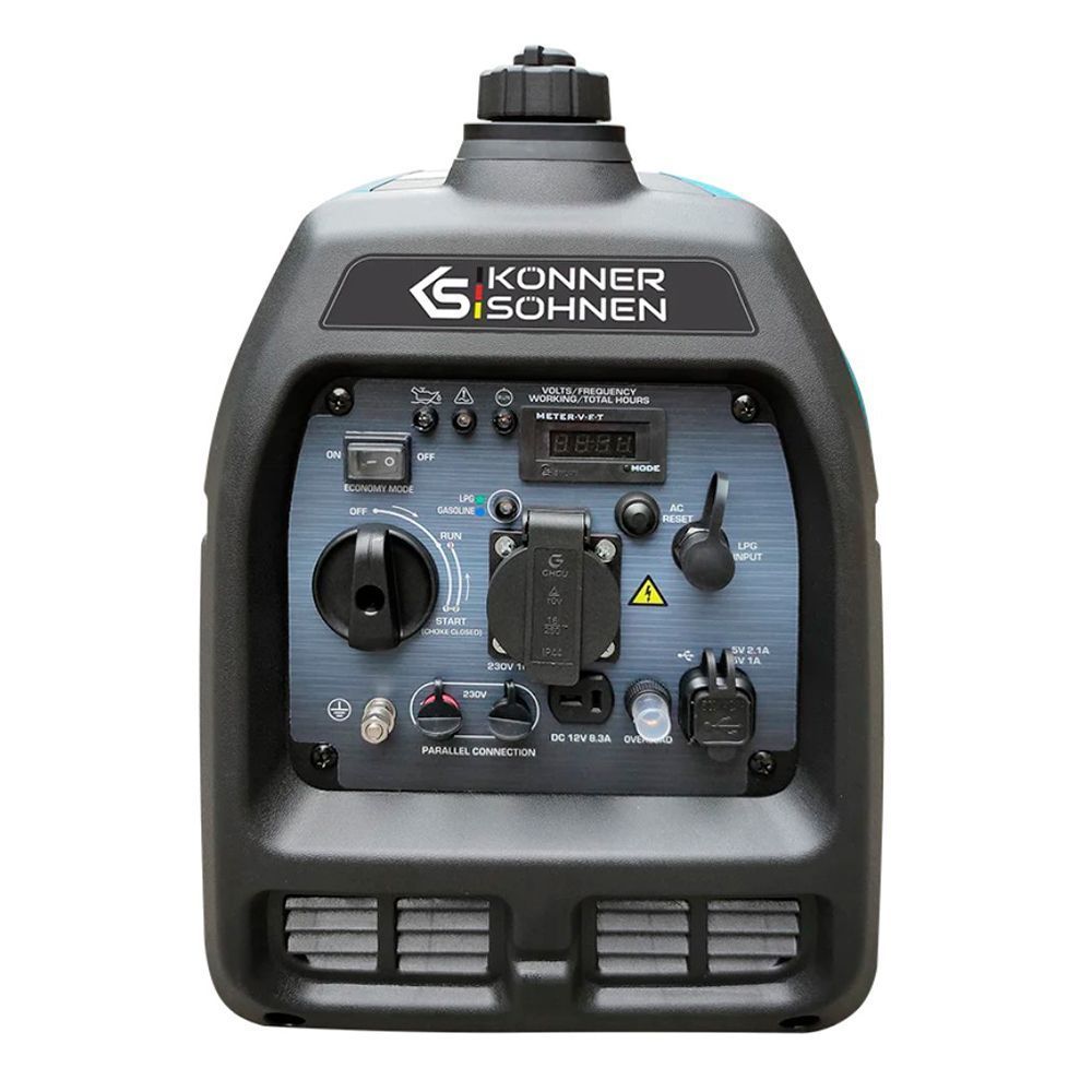 Генератор інверторний ГАЗОБЕНЗИНОВИЙ Konner&amp;Sohnen KS 2100iG S, 1,8kW (2kW), однофазний, 220V, 50Hz, об'єм 4л Konner&amp;Sohnen купити в Україні
