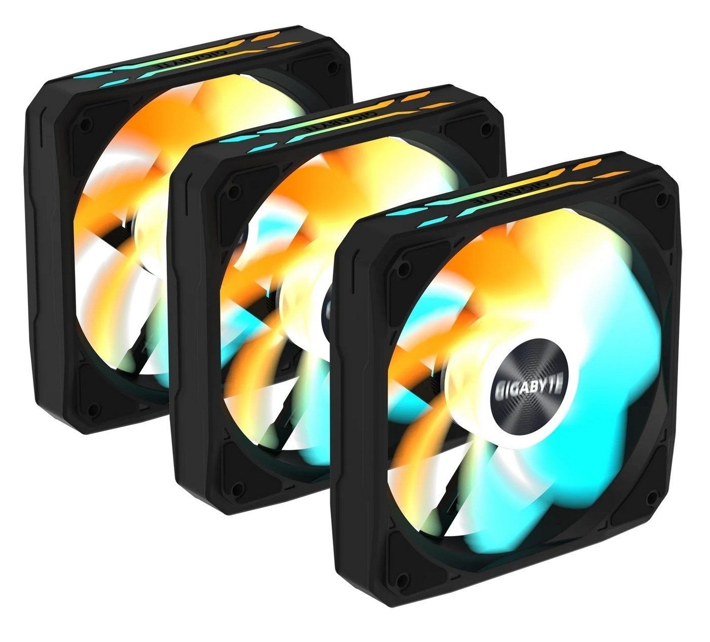 Вентилятор Gigabyte EZ Chain RVS Fan 120 3-Pack Black (GP-GBT EZRVSFAN1203) Gigabyte купити в Україні