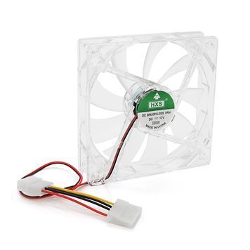 Кулер корпусной 12025 DC sleeve fan 4pin - 120*120*25мм, 12V / 0,15A, 1900об / мин, RGB Voltronic купить в Украине