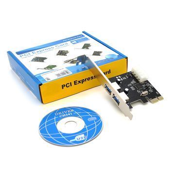 Контролер PCI-Е => USB 3.0, 2port, BOX Voltronic купити в Україні