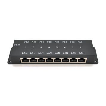 8-портовий POE-інжектор живлення, з 8xRJ45 портами Ethernet 10 / 100Мбіт / с, IEEE802.3af / at, 12-57V, PIN45 + / 78- Voltronic купити в Україні