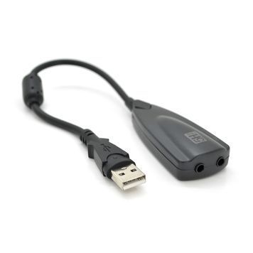 Контроллер USB-sound card (7.1) 3D sound (Windows 7 ready), 20см кабель с ферритом, Blister Q250 Voltronic купить в Украине