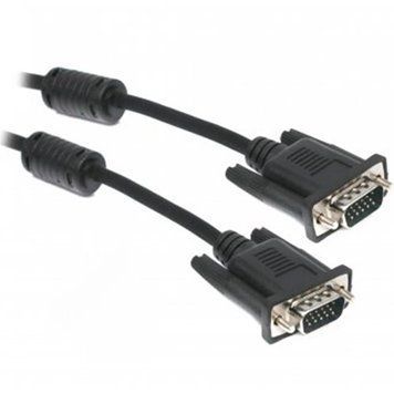 Кабель Maxxter VGA-VGA HD15M/HD15M 3+9C, с 2-ма фер, 1.8 м, чорний (V-PVGA-6) Maxxter купити в Україні