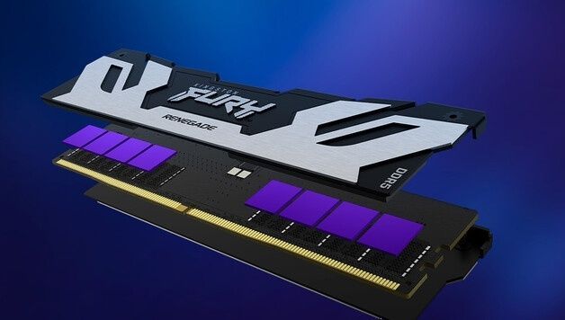 Модуль памяти DDR5 2x24GB/8400 Kingston Fury Renegade Silver (KF584CU40RSK2-48) Kingston купить в Украине