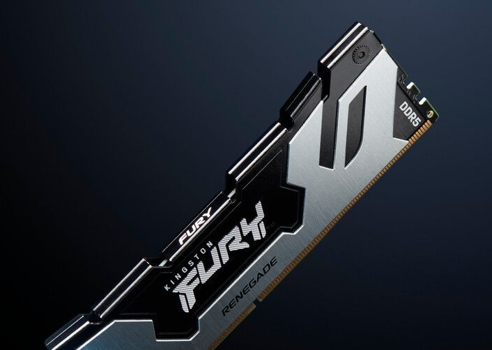 Модуль памяти DDR5 2x24GB/8400 Kingston Fury Renegade Silver (KF584CU40RSK2-48) Kingston купить в Украине